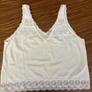 Vintage CHRISTIAN DIOR silk lace top!!